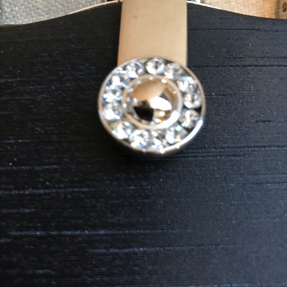 Silk and diamond accented bag - Picture 2 of 8